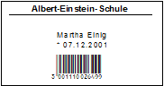 Das Ausweisformat `Bibliotheksausweis (mit Passfoto)`