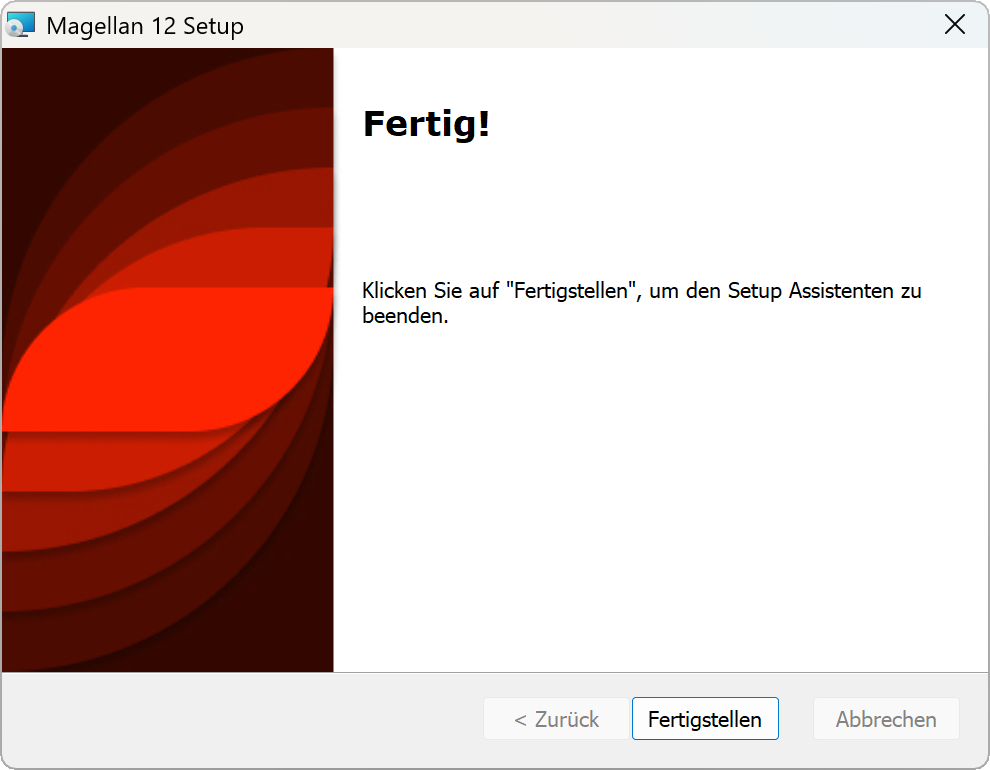Fertig!
