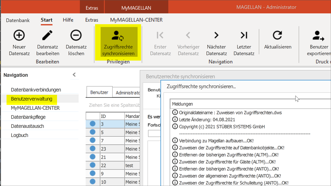 Zugriffsrechte